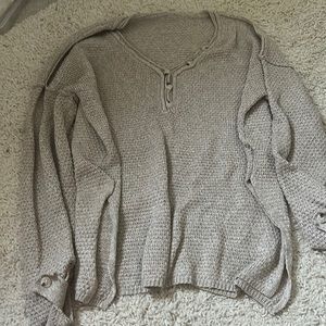 Tan sweater